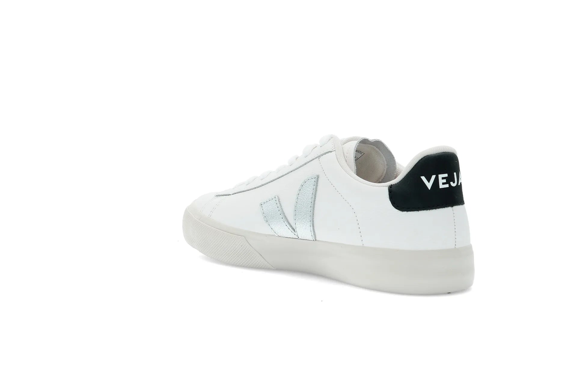 Veja naisten tennarit Campo White Silver Black, Valkoinen