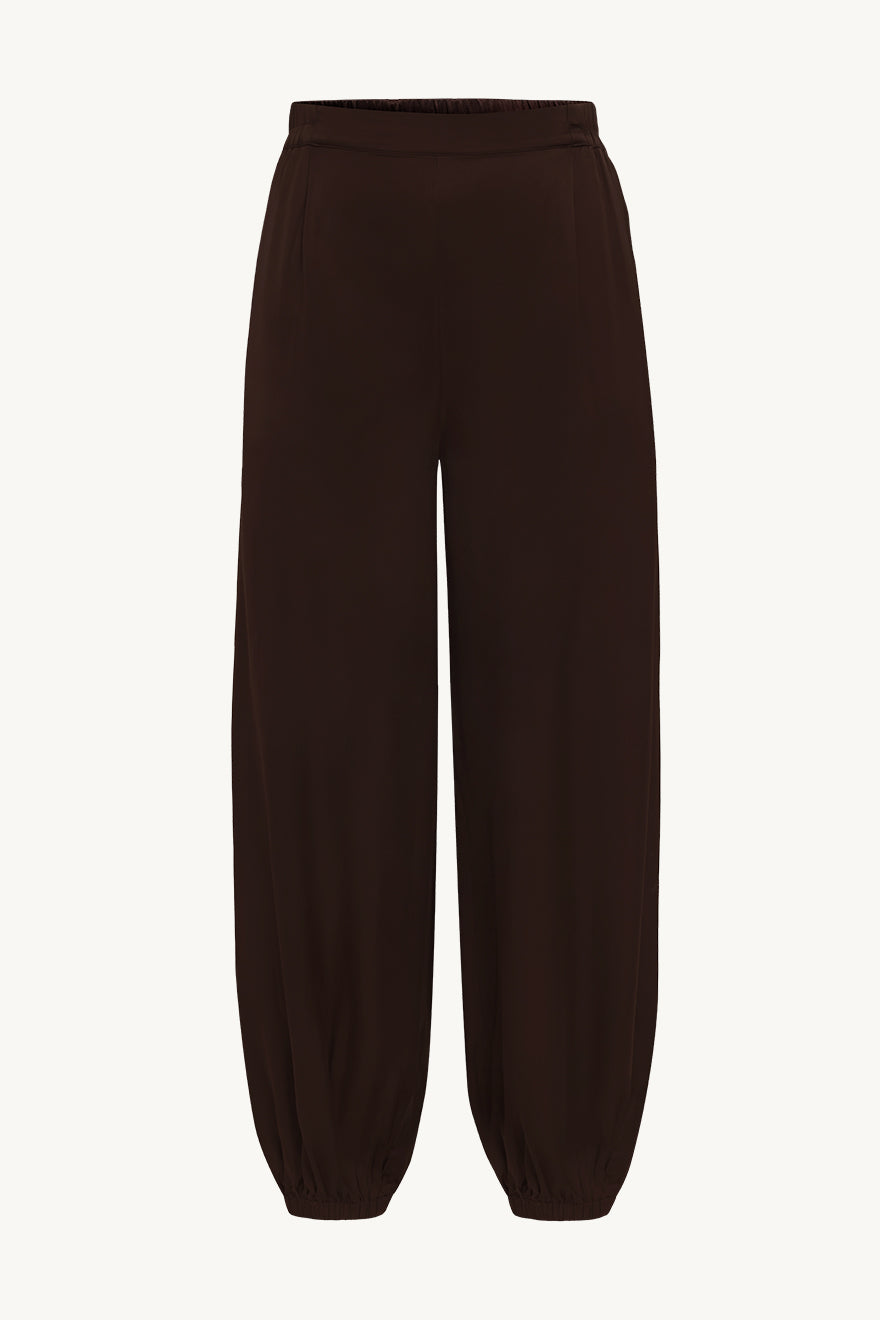 Claire naisten housut Talula Pants, tummanruskea