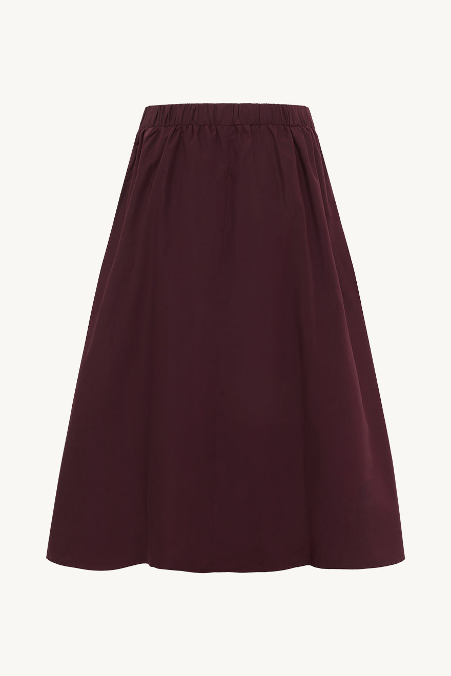 Claire hame Nunia Skirt, viininpunainen
