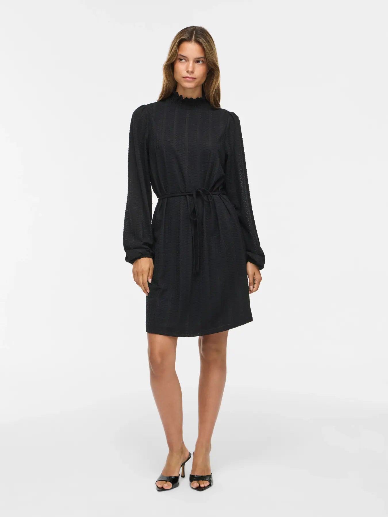 Vila naisten mekko Vilyri Smock Dress, Black Beauty