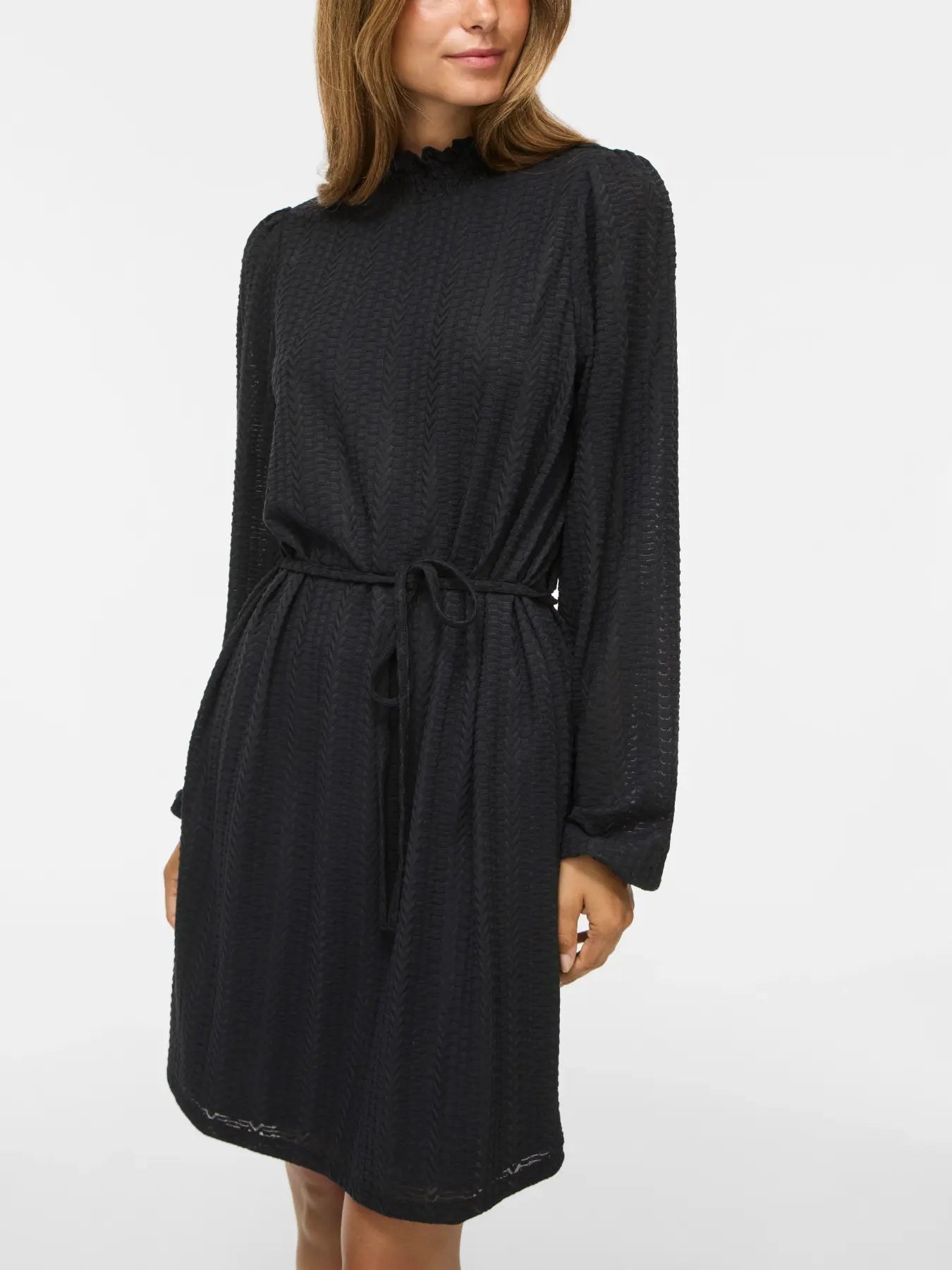 Vila naisten mekko Vilyri Smock Dress, Black Beauty