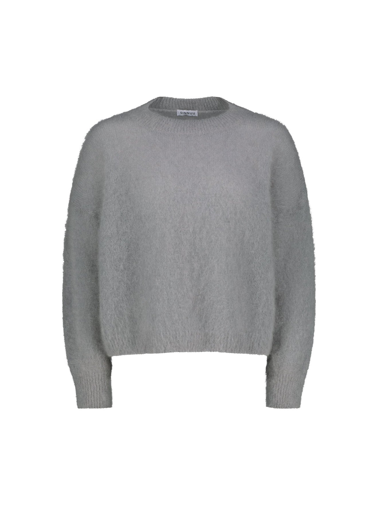 Sinnuu Naisten Neule Darla Mohairneule, vaaleanharmaa meleerattu