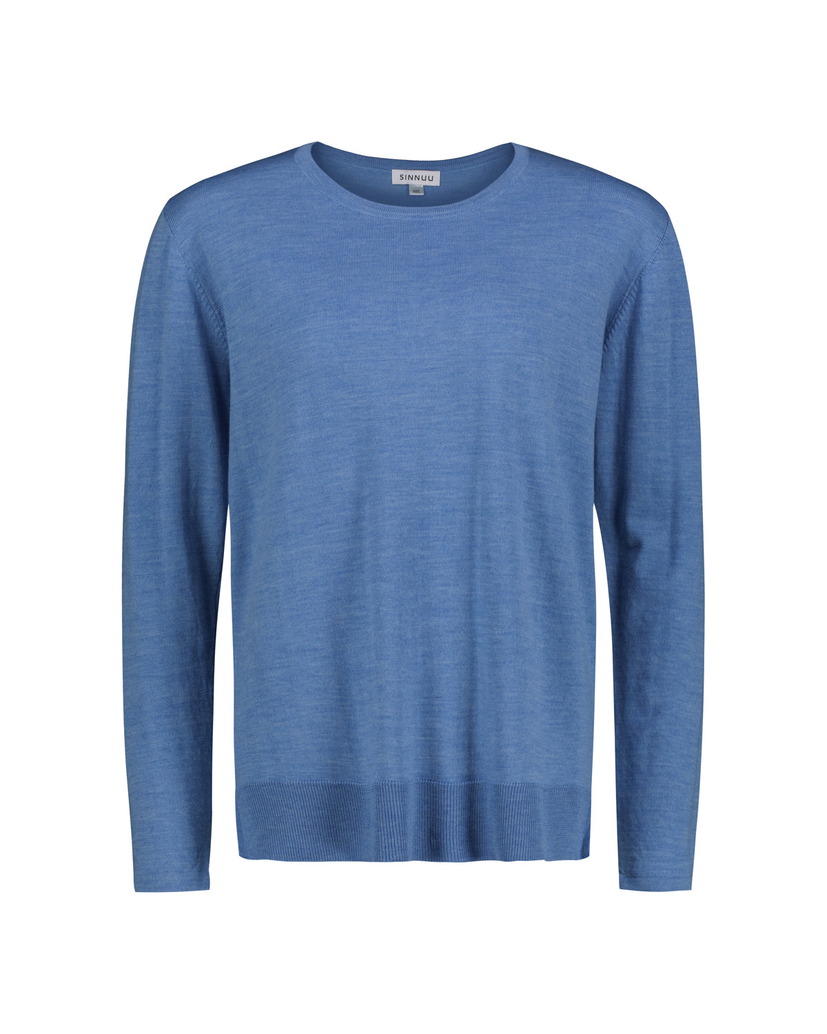 Sinnuu naisten neulepusero Laura merinoneule, vaaleansininen