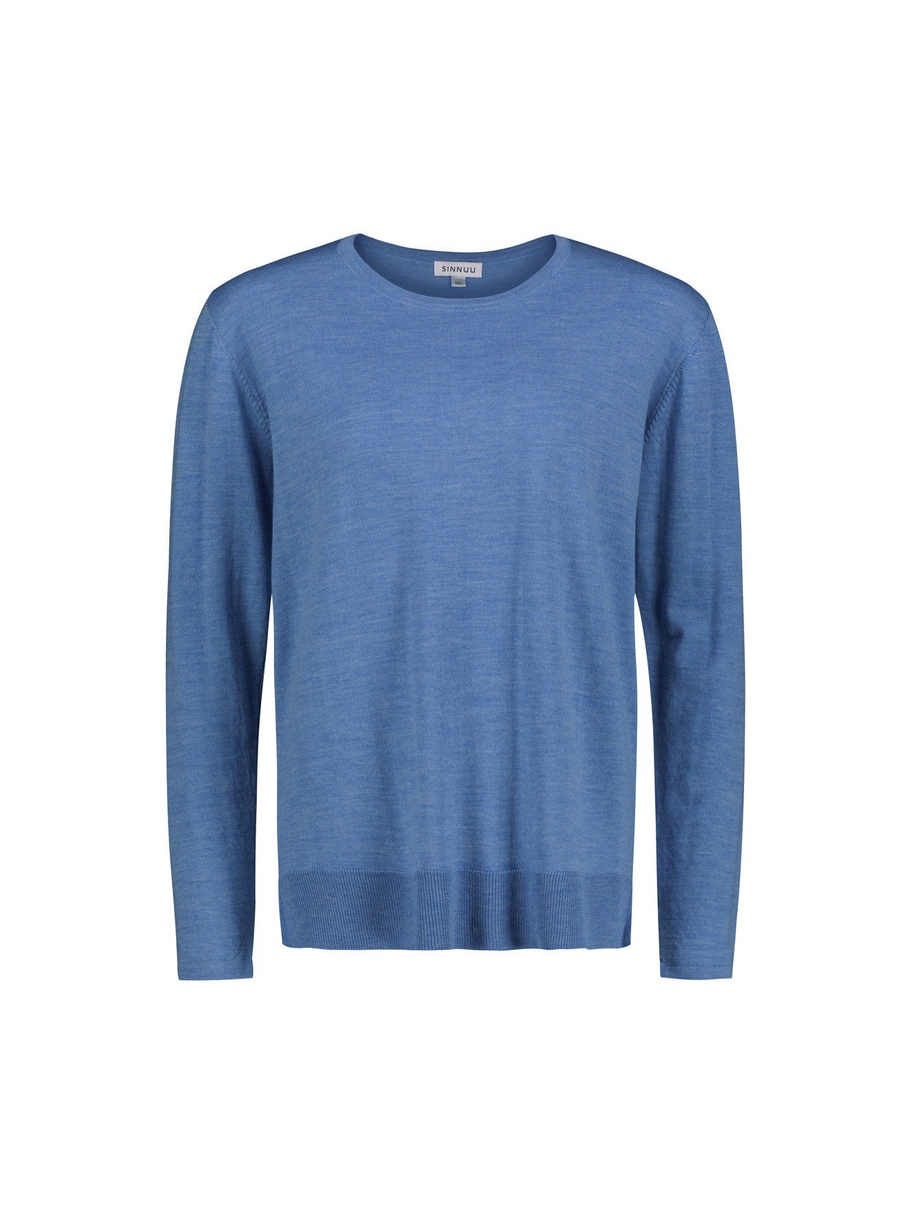 Sinnuu naisten neulepusero Laura merinoneule, vaaleansininen