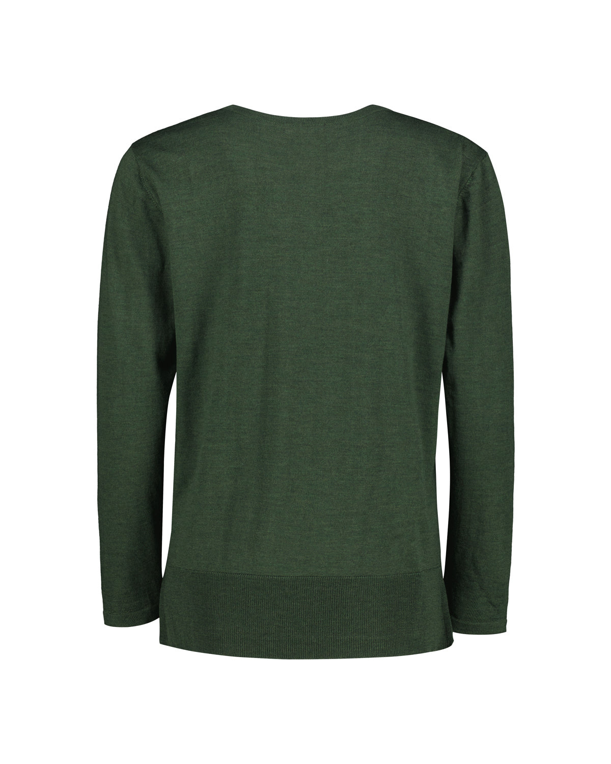 Sinnuu naisten neulepusero Laura merinoneule, tummanvihreä