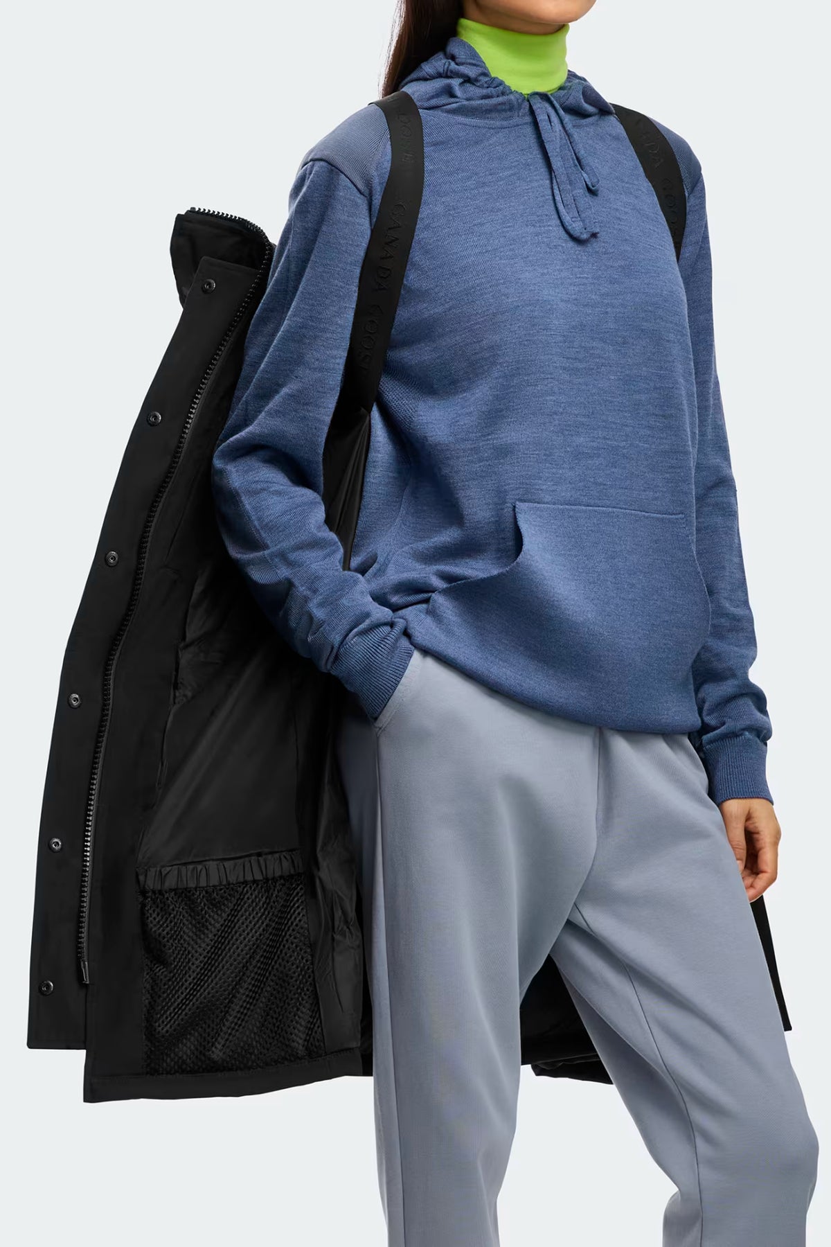 Canada Goose naisten takki Shelburne Parka-CR Black Label, musta