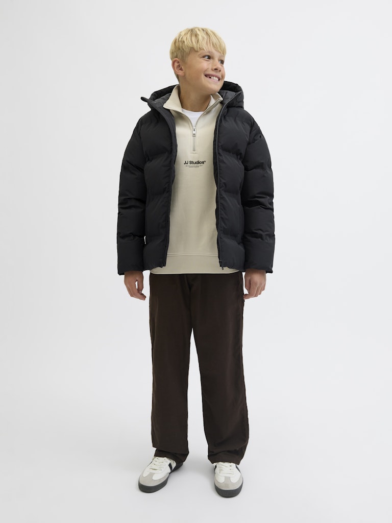 JJESOHO PUFFER HOOD JNR MUSTA