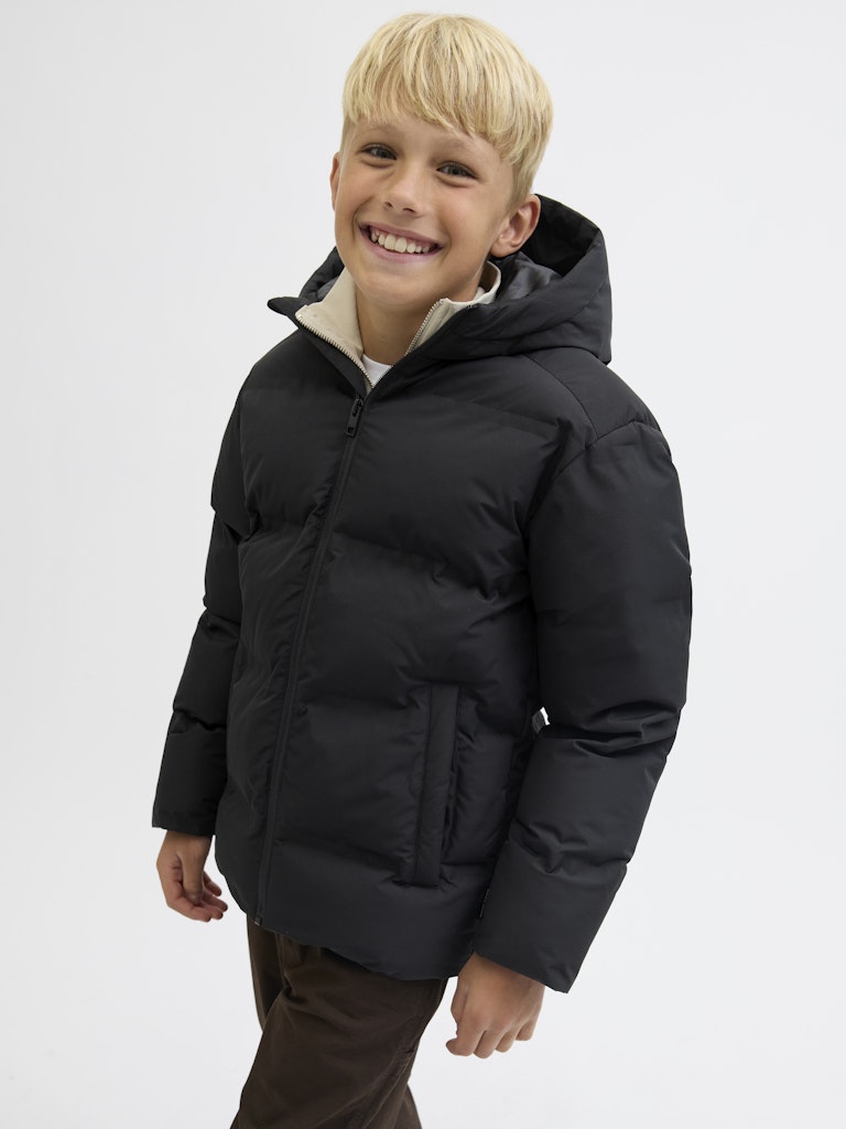 JJESOHO PUFFER HOOD JNR MUSTA