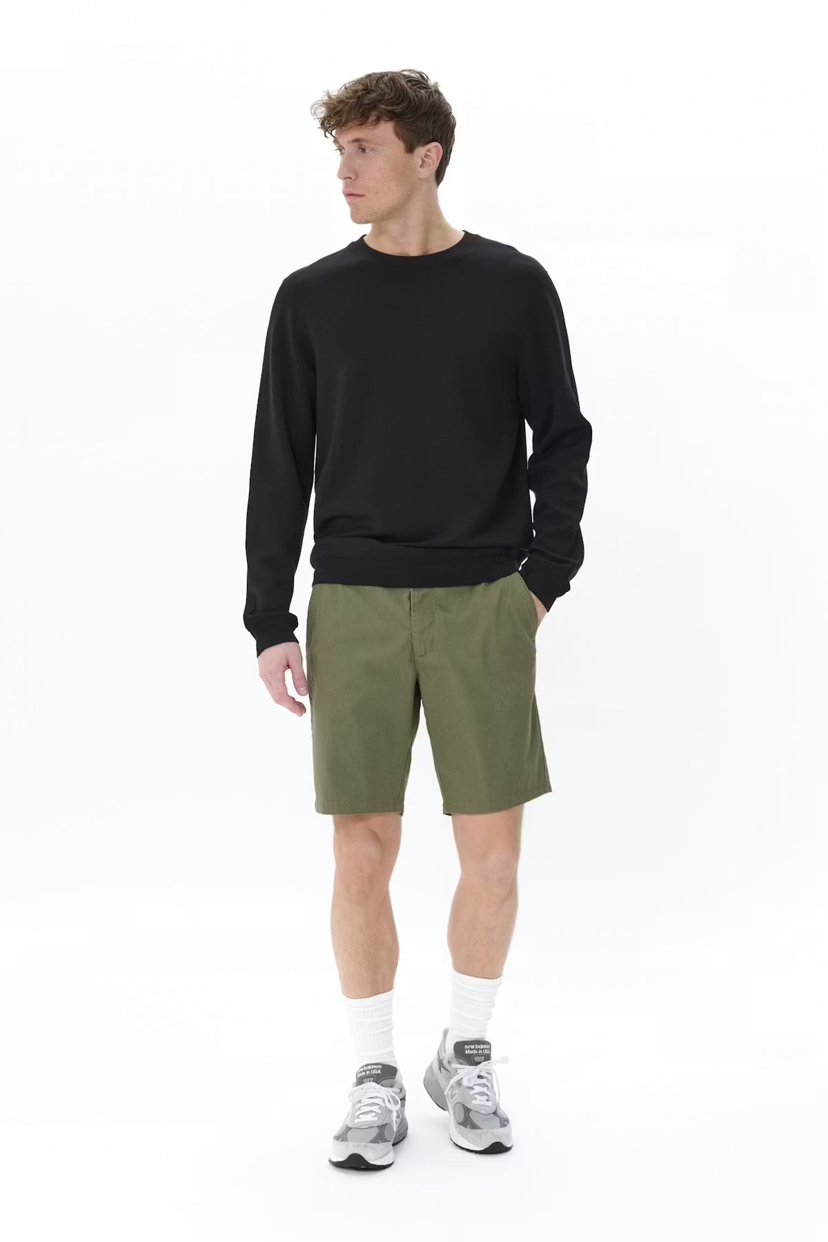Matinique miesten shortsit Thomas, Light Army
