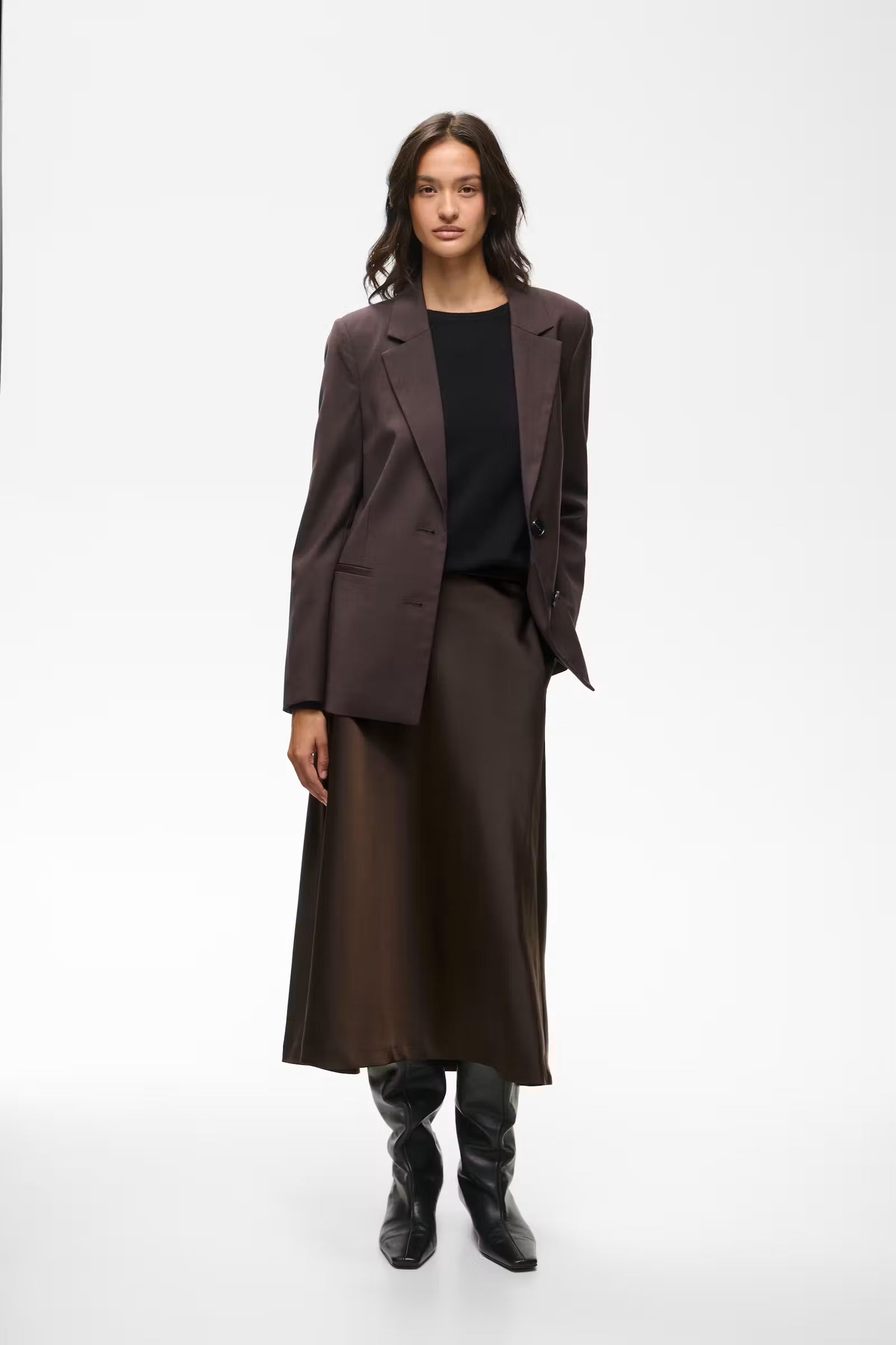 InWear naisten hame ZilkyIW, Chocolate Brown