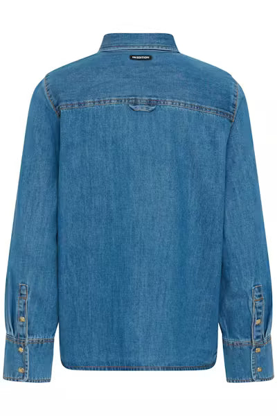 InWear naisten farkkupaita Glenniw Shirt, Faded Blue