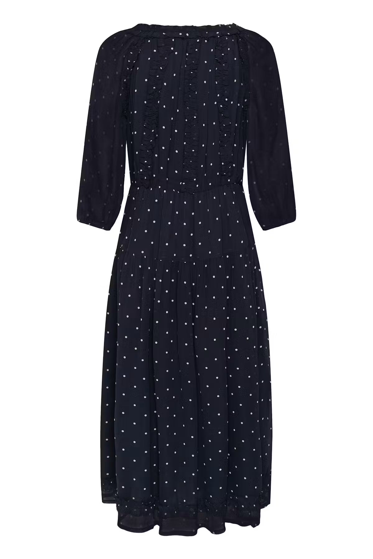 Part Two mekko DragaPW, Dark Navy Dot Print