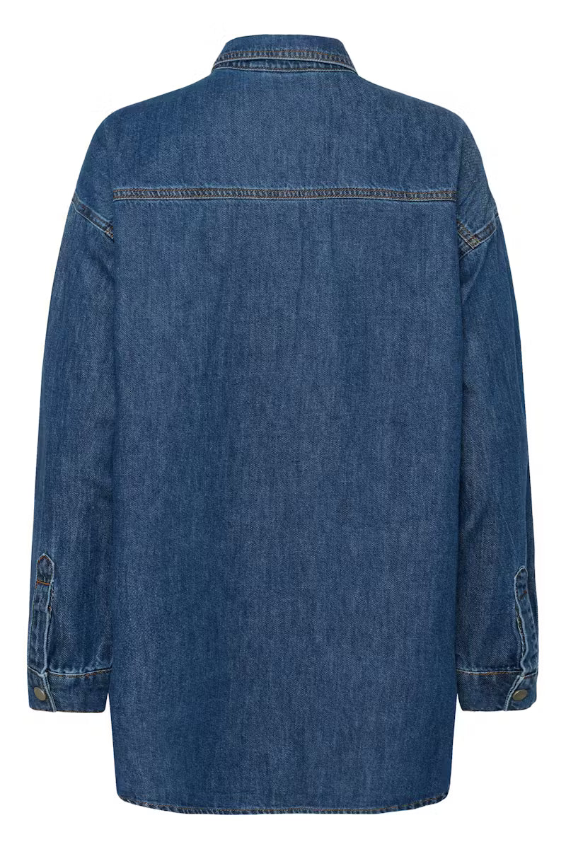 My Essential Wardrobe naisten farkkupaita HilmaMW 171 Shirt, vaaleansininen