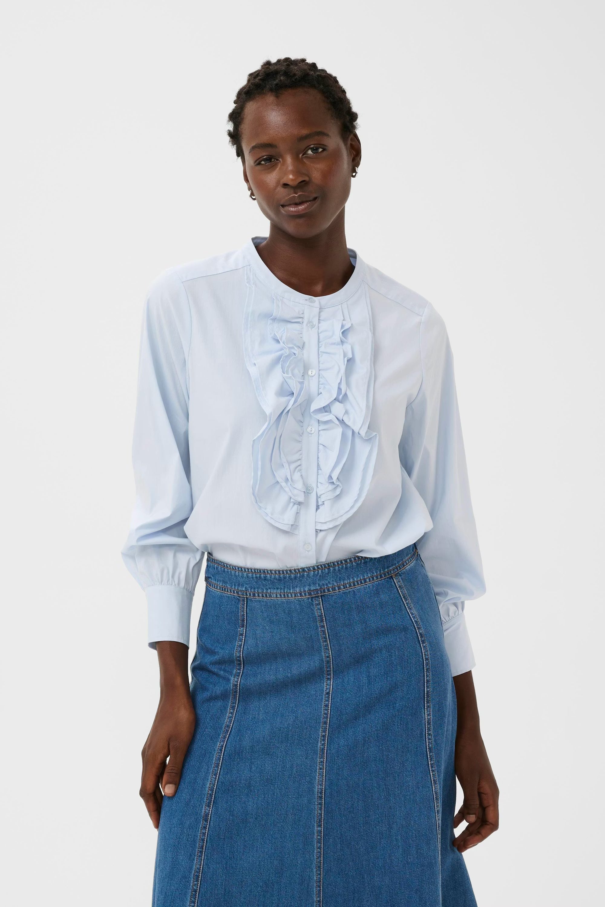 Part Two naisten paitapusero ZainasPW SH, vaaleansininen