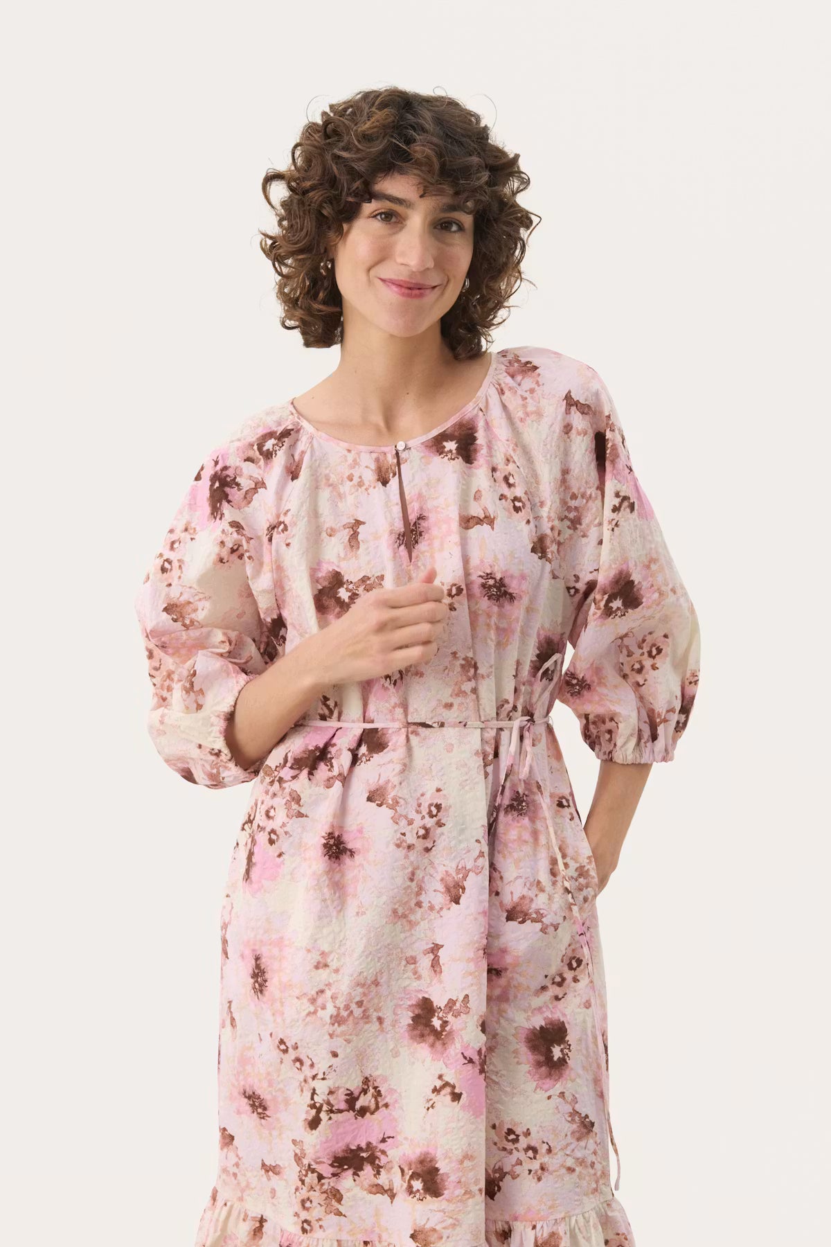 Part Two mekko Reidun, Pink Nectar Scattered Flower