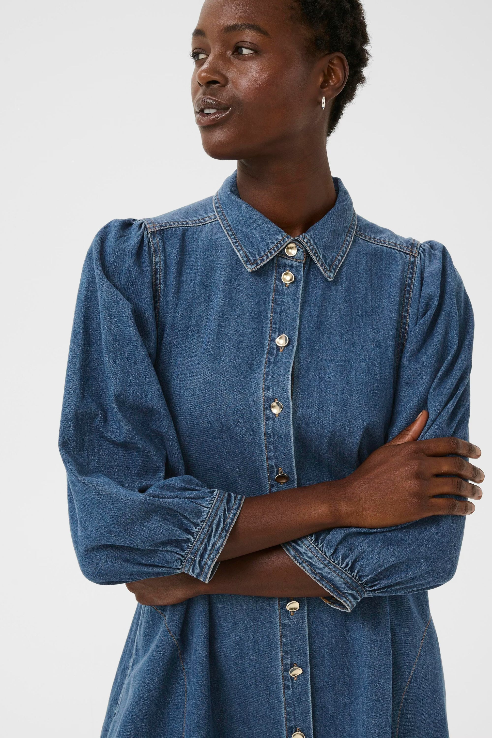 Part Two mekko EleinarPW, Medium Blue Denim