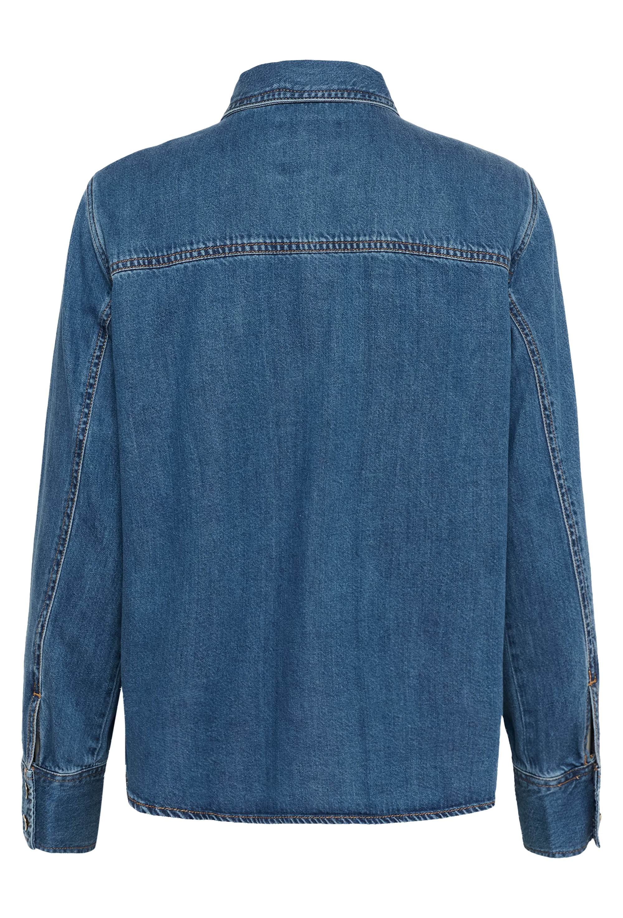 Part Two naisten paitapusero PayaPW SH, Medium Blue Denim