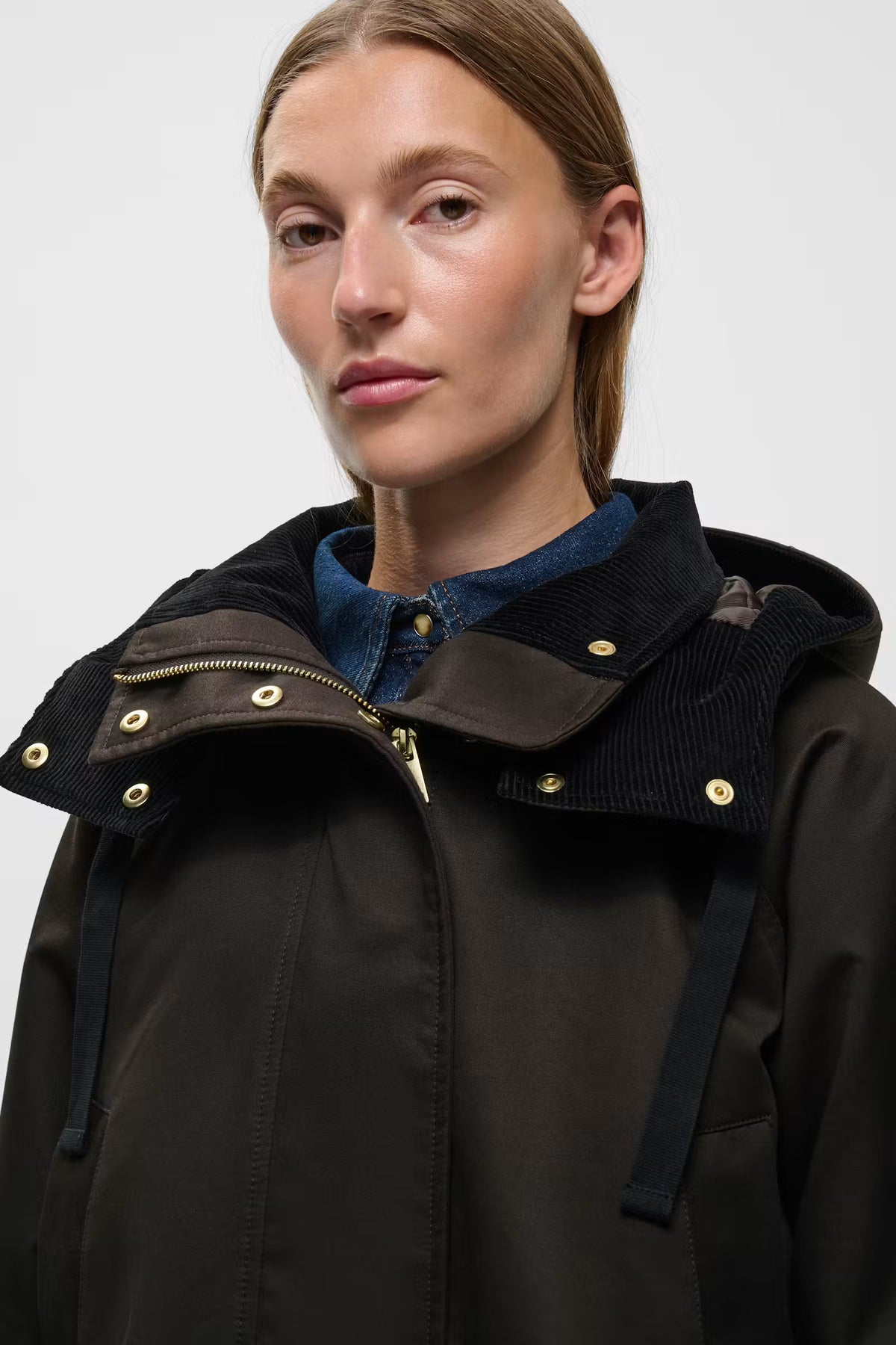 InWear naisten parkatakki HunteryIW, Chocolate Brown