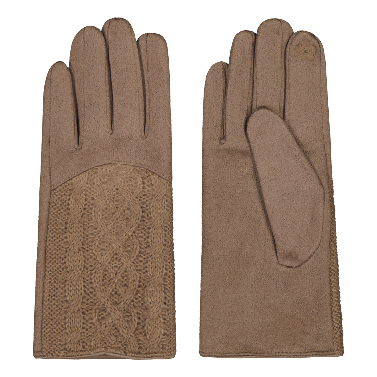 Klement Naisten Käsineet Lena Käsineet, ruskeanharmaa