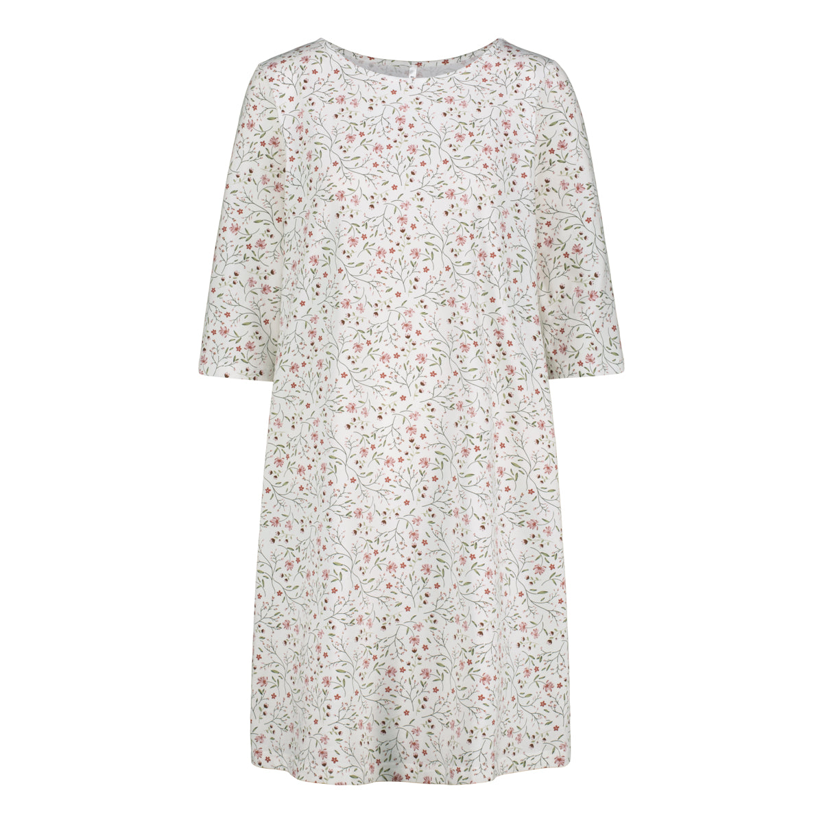 Klement naisten yöpaita Nizza Yöpaita, valkopohjainen kuosi