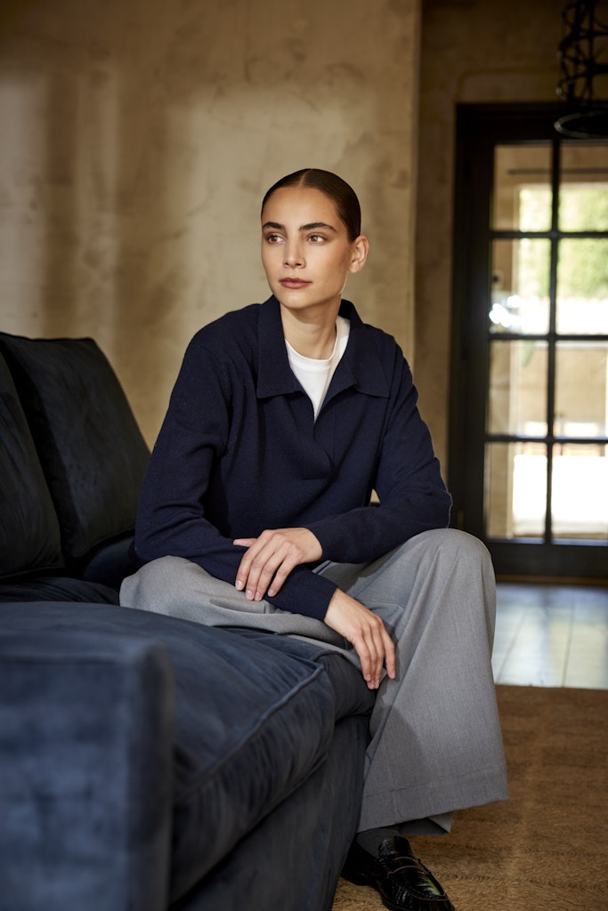 Kolkata sweater TUMMANSININEN