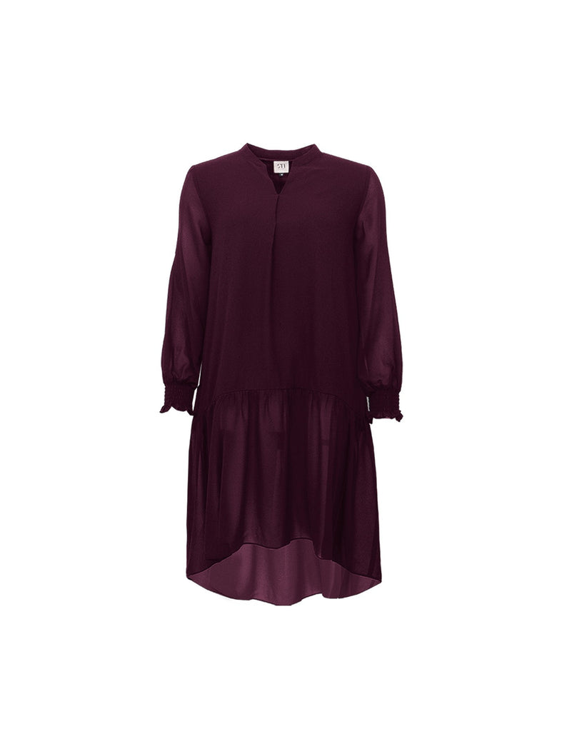 S.T.I Cilla Dress, viininpunainen