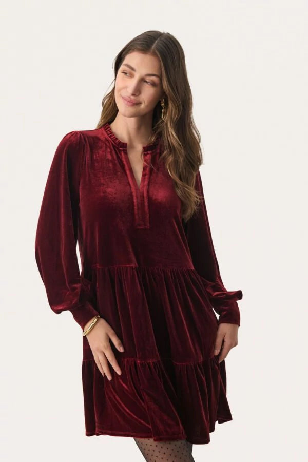 VIGGASE SAMETTIMEKKO Pomegranate - Red