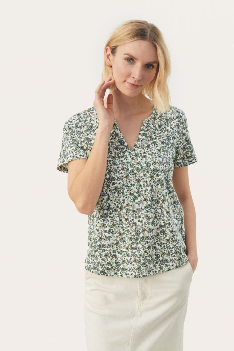 part-two-t-paita-gesinas-t-shirt-vihrea-kuosi-1