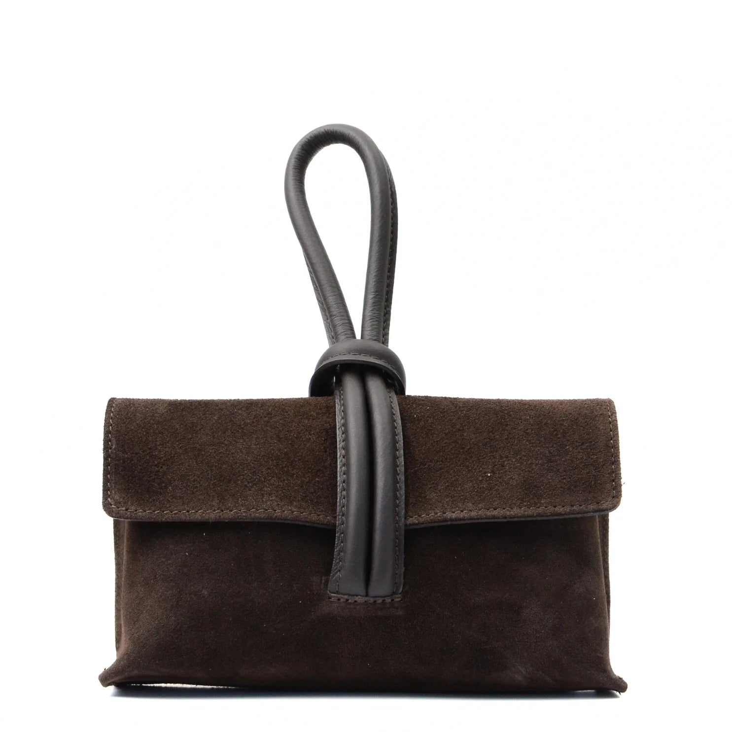 Latalia Barletta Bag Suede, Tummanruskea