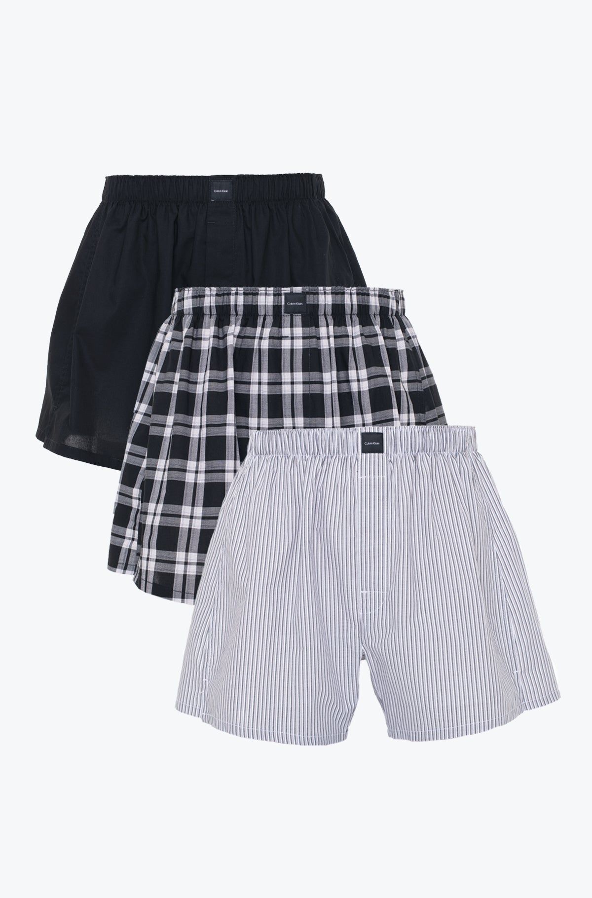 Calvin Klein miesten bokserit Cotton Boxers 3 Pack, tummansininen