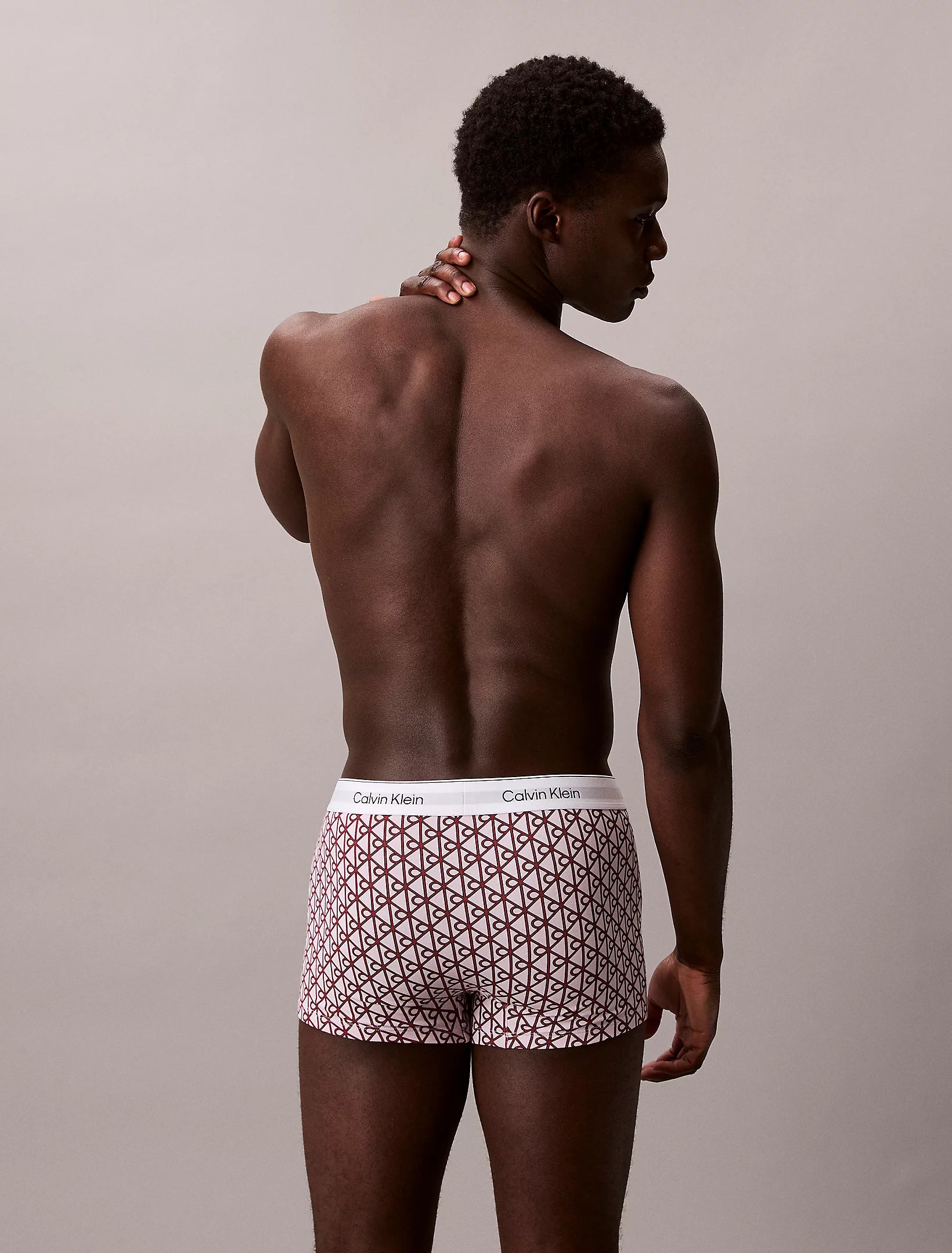 Calvin Klein miesten bokserit 3 Pack Relaxed Fit Trunk, pinkki