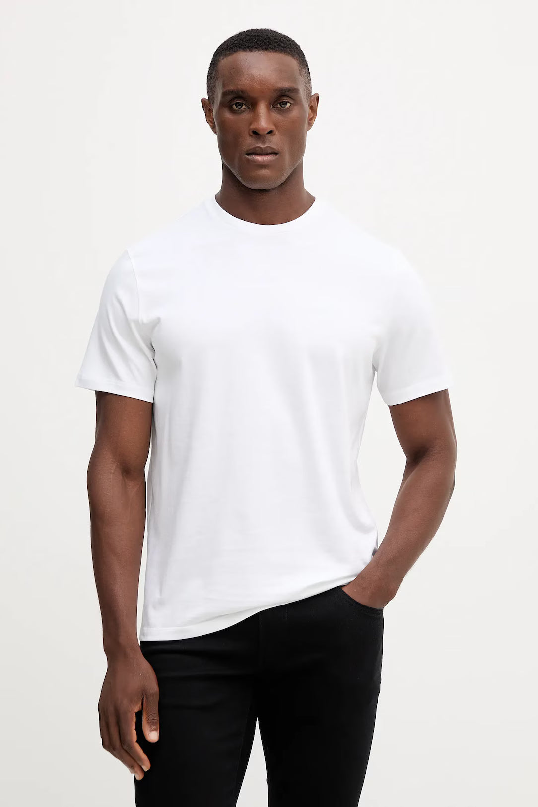 Calvin Klein Jeans miesten t-paita T SS CLASSIC MONOGRAM TEE 2PK, valkoinen