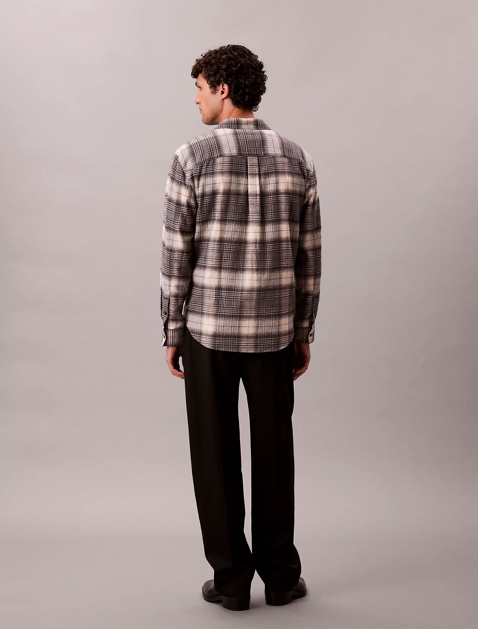 LS BRUSHED PLAID EASY SHIRT HARMAA RUUTU