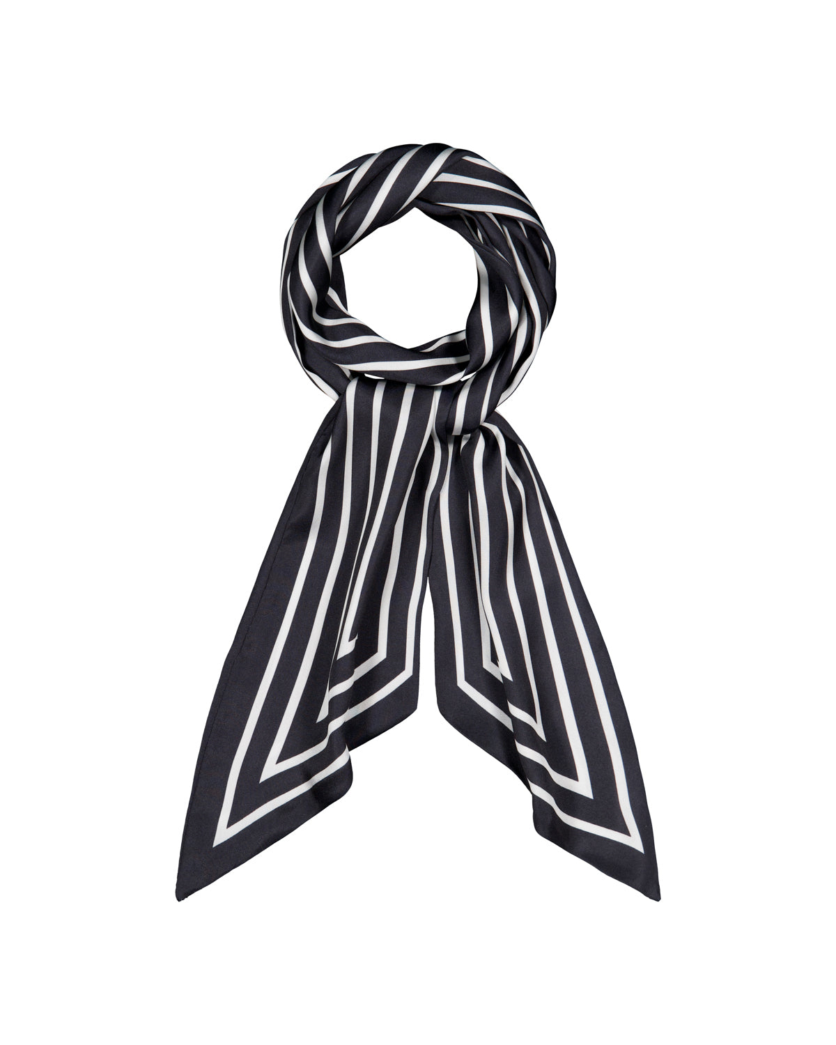 Klement naisten huivi Klement Raitahuivi, raidallinen musta