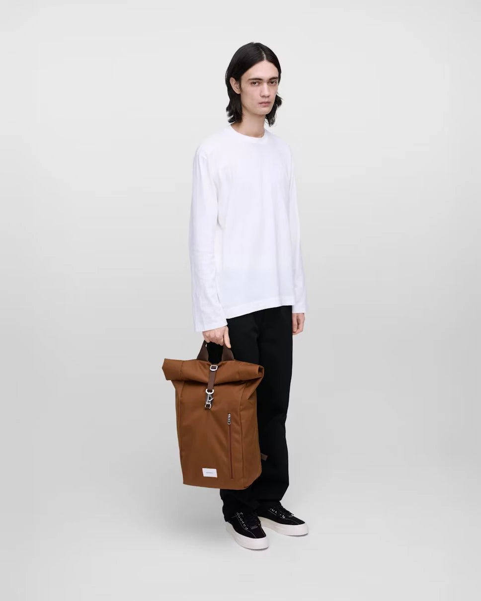 GROUND Rolltop Backpack L KONJAKINRUSKEA