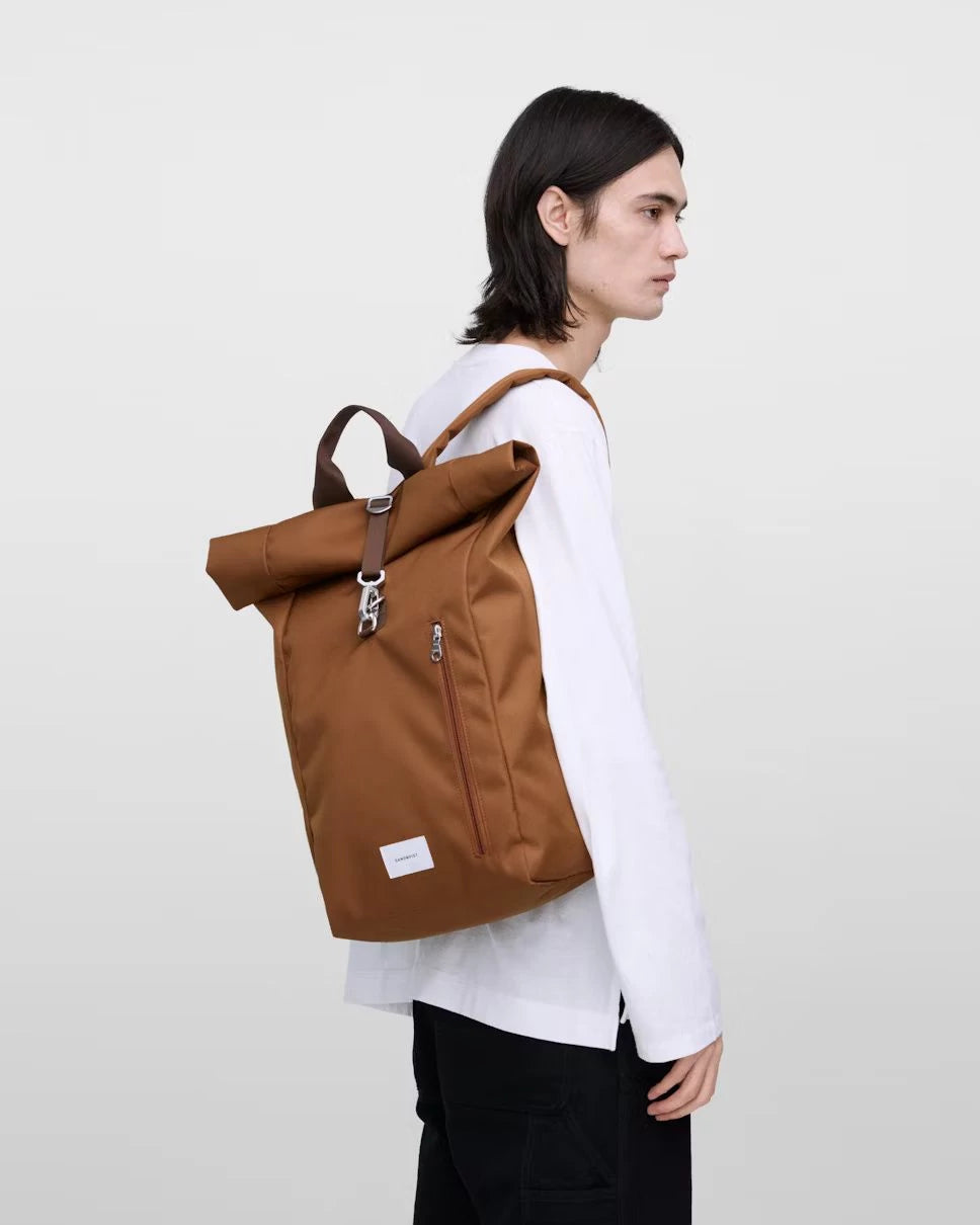 GROUND Rolltop Backpack L KONJAKINRUSKEA