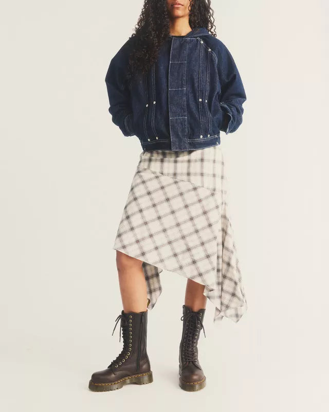 Dr. Martens naisten maiharit 1BB Bex Brown Leather High, tummanruskea