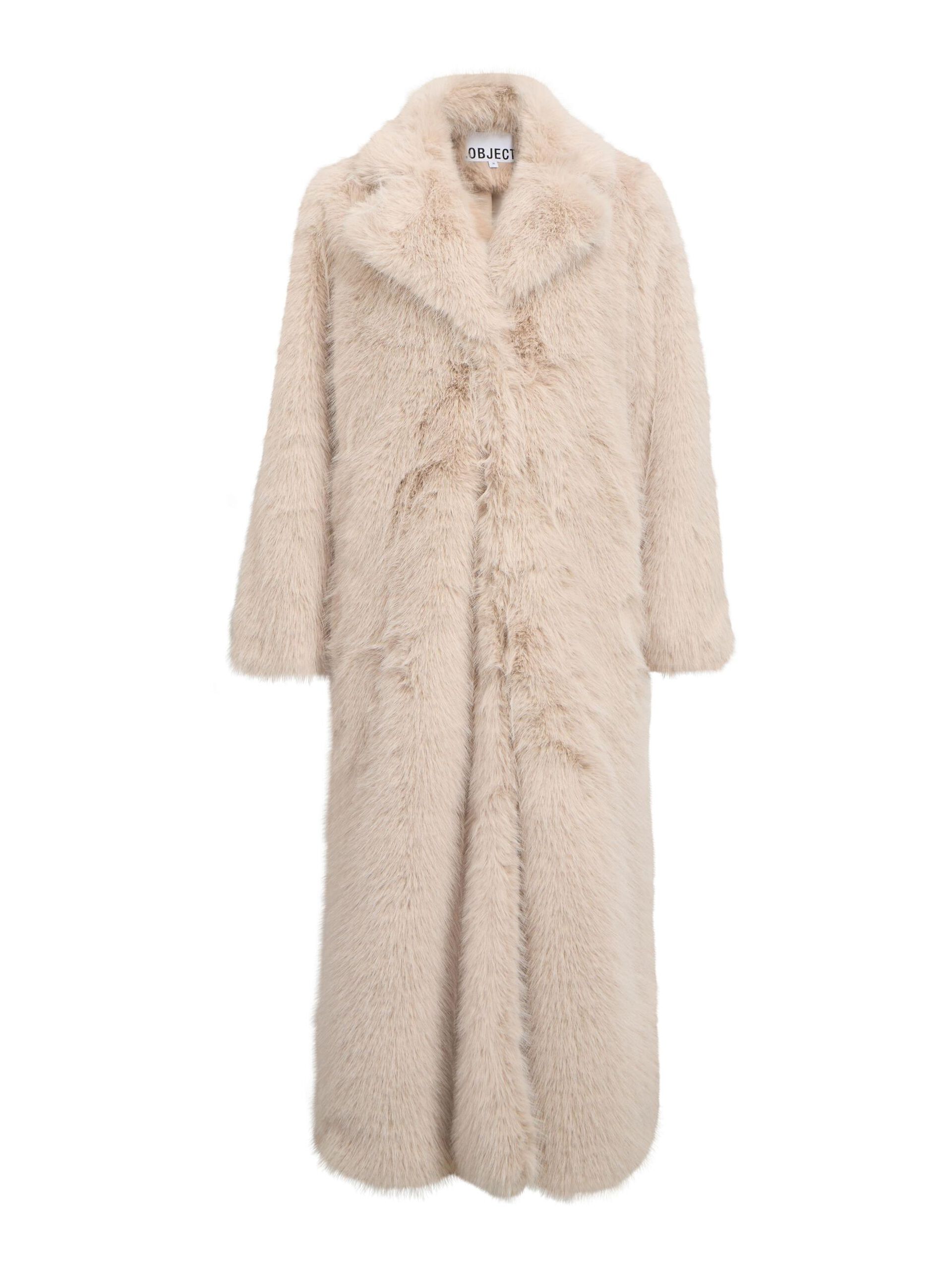 OBJISADORA L/S LO HAIRY LONG COAT 141 White Sand