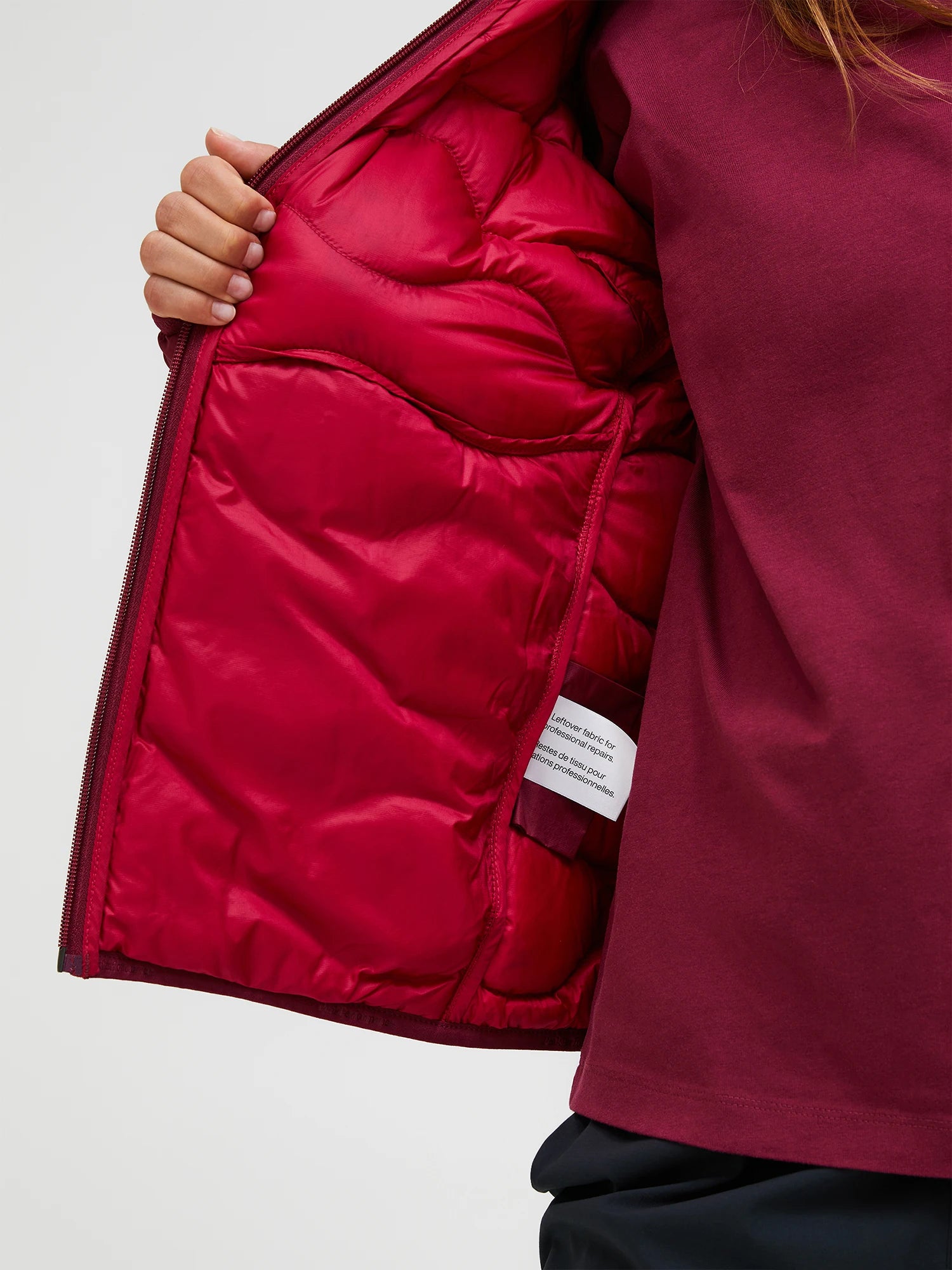 W HELIUM DOWN HOOD JACKET VIININPUNAINEN