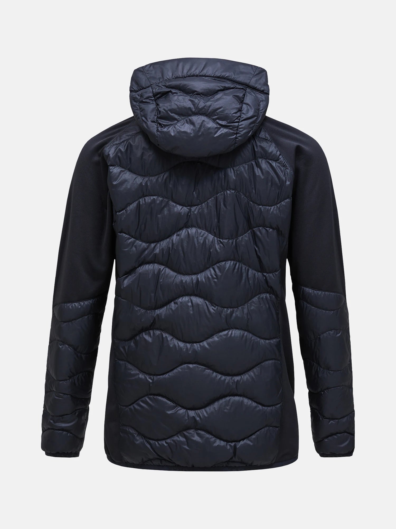 M HELIUM DOWN HYBRID HOOD JACKET MUSTA