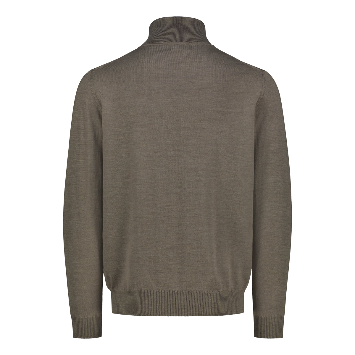 Sinnuu miesten pooloneule Rollneck Merino Wool Made in Italy, harmaanruskea