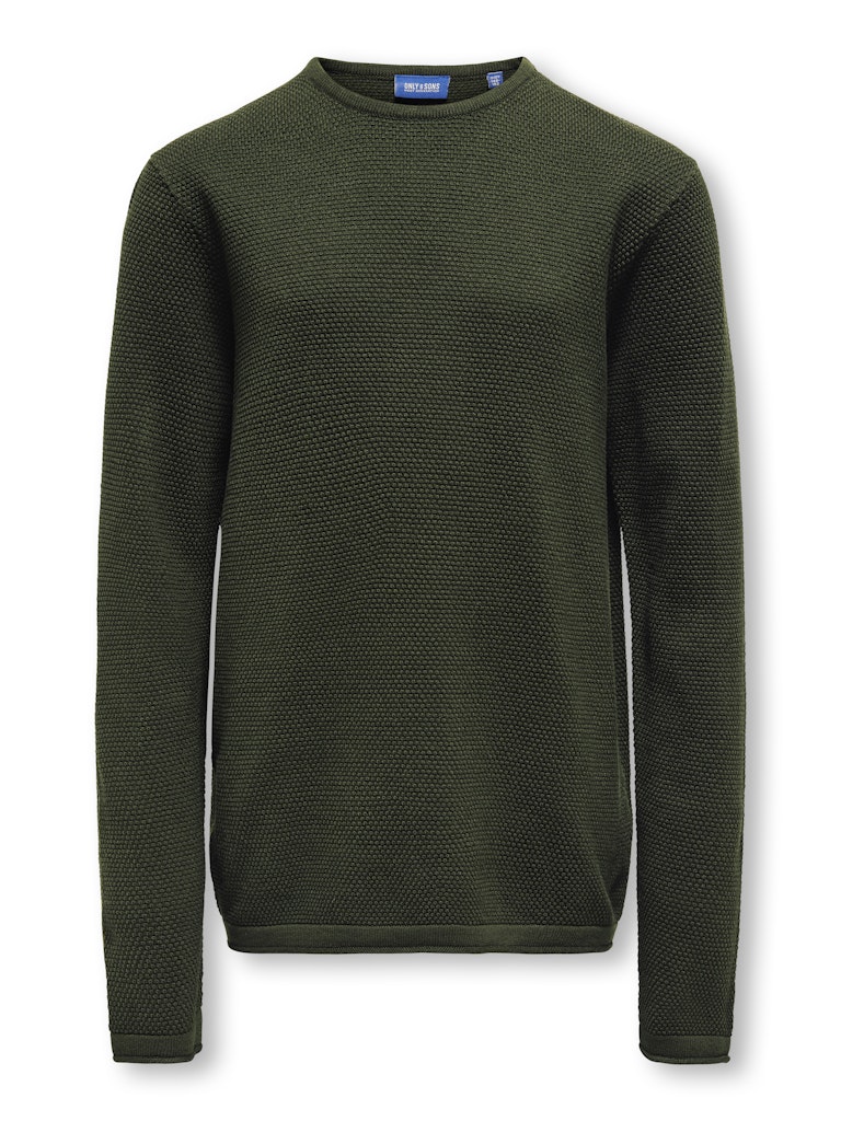 OSJPANTER REG CREW KNIT NOOS TUMMANRUSKEA