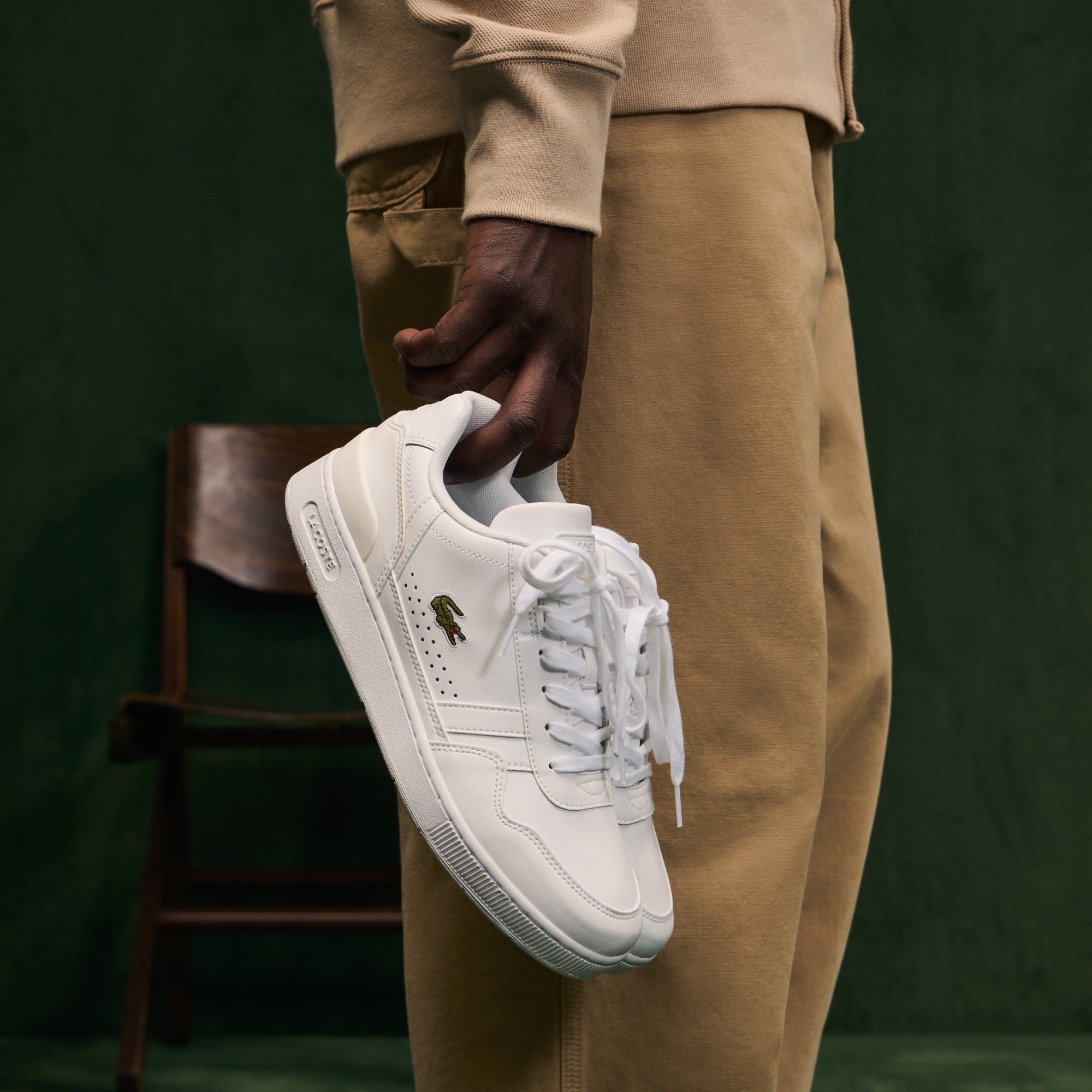 Lacoste miesten tennarit Mens T-Clip Set Sneakers, valkoinen