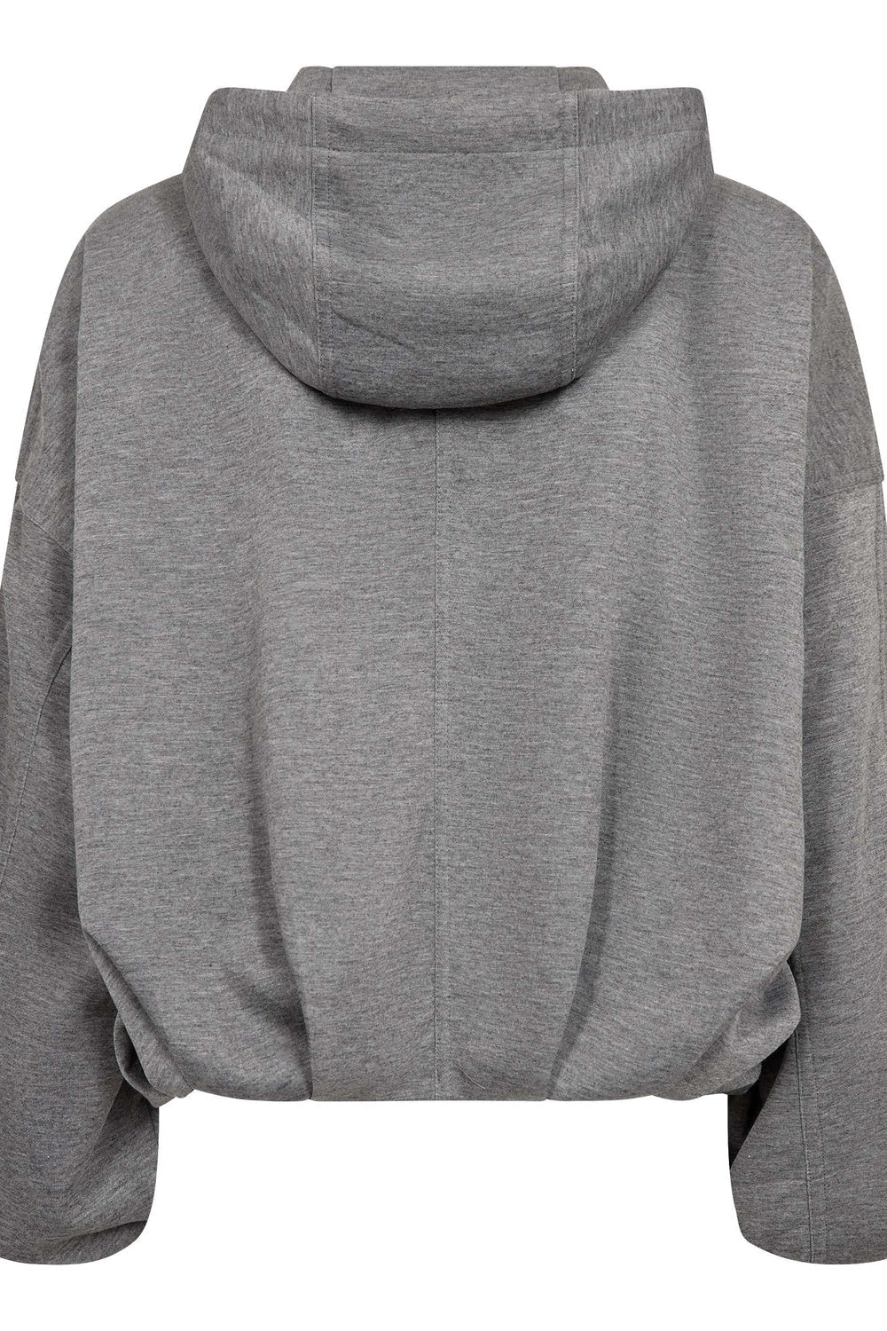 Co’Couture naisten huppari Lancecc Balloon Hoodie, Vaaleanharmaa meleerattu