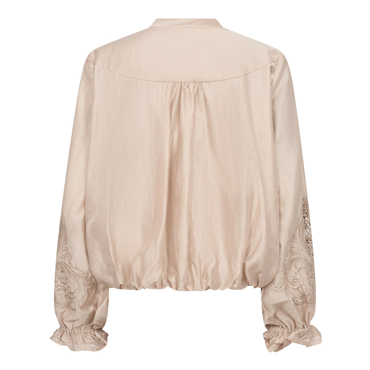 Co’Couture naisten paitapusero MelinCC Balloon Emb Shirt, Champagne
