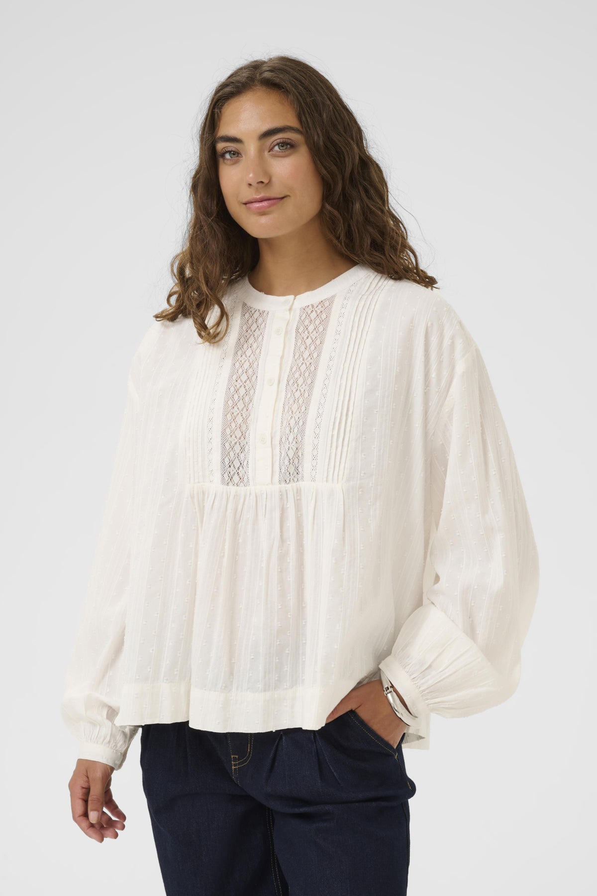 Culture naisten pusero Cubirna Blouse, Spring Gardenia