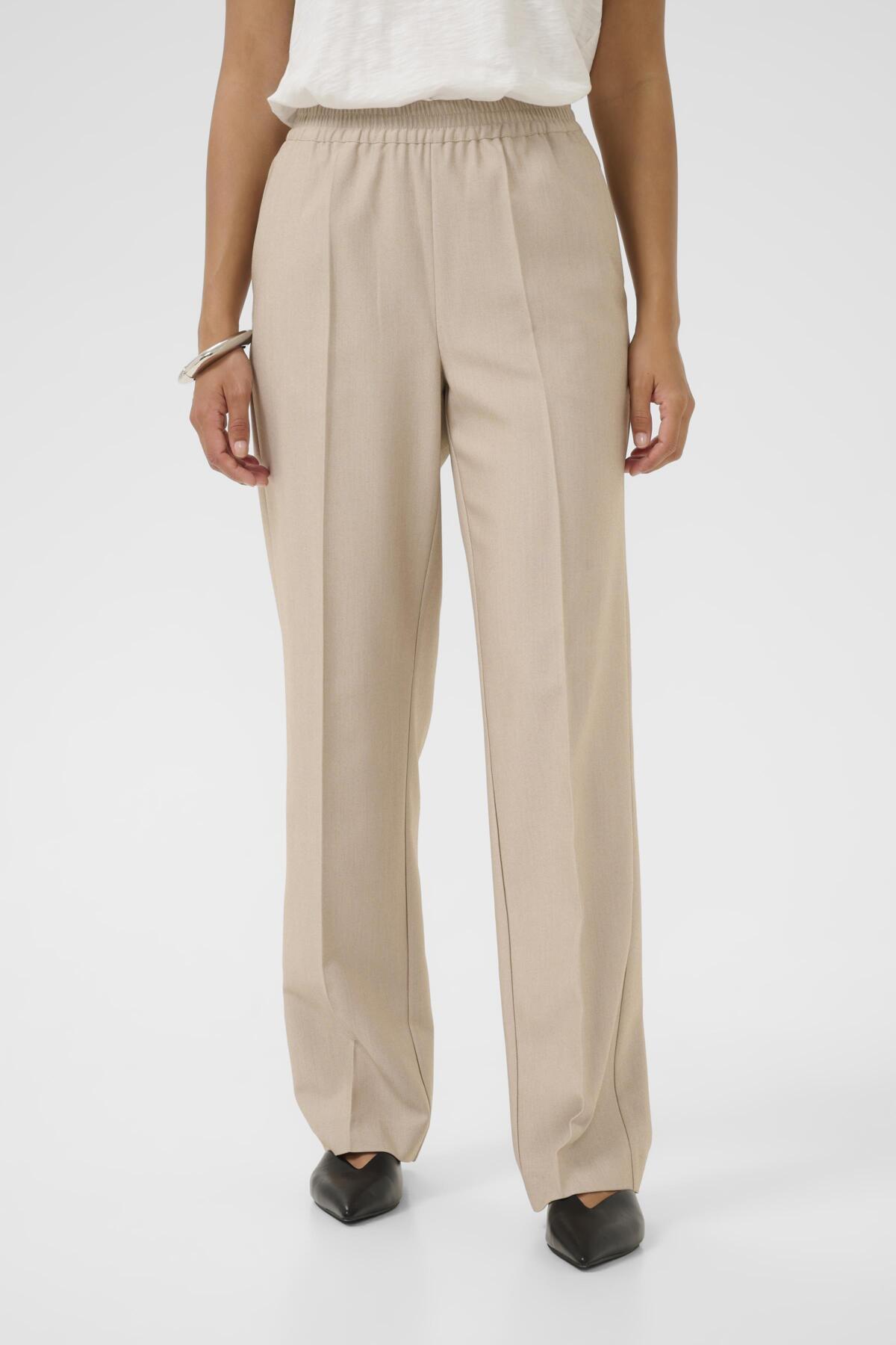 Culture naisten housut CUcollina Pants, Dune Melange