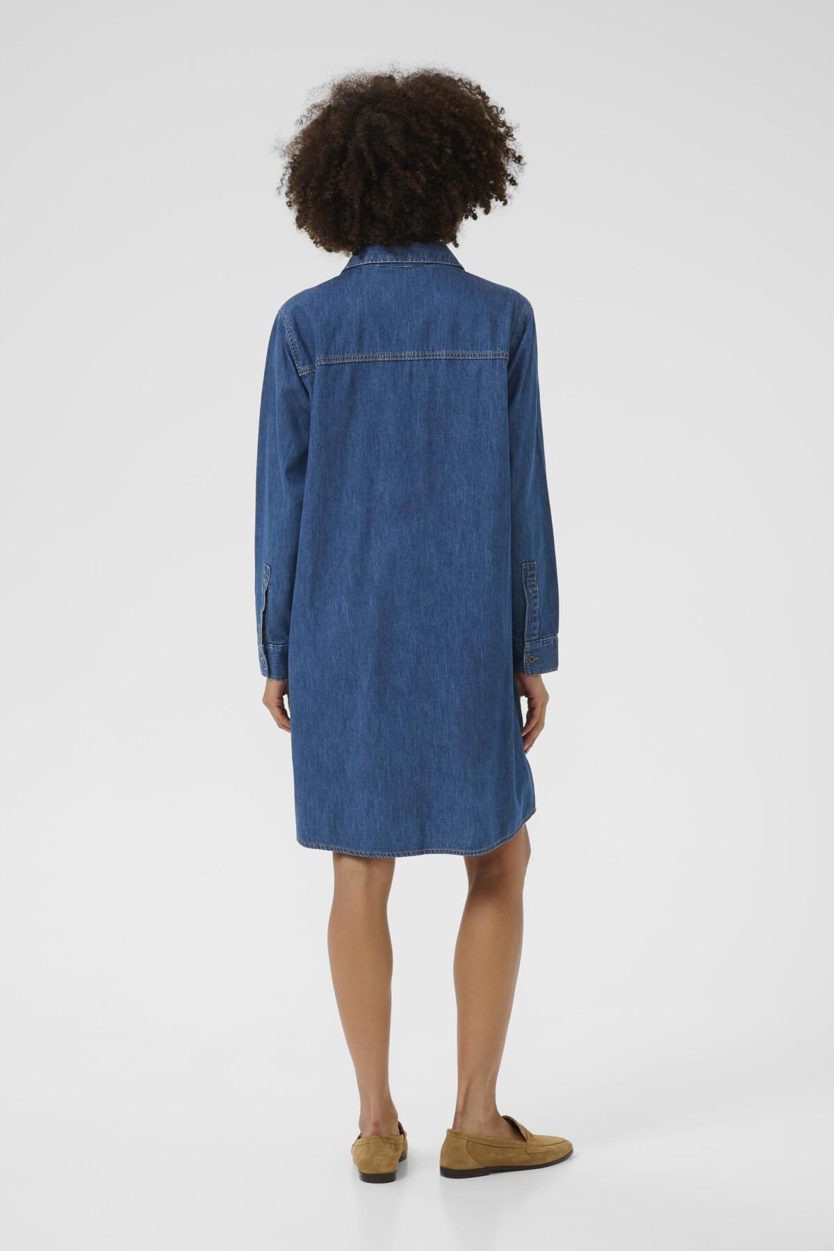 Culture mekko K-CUmola Arpa Dress, Dark Blue Wash