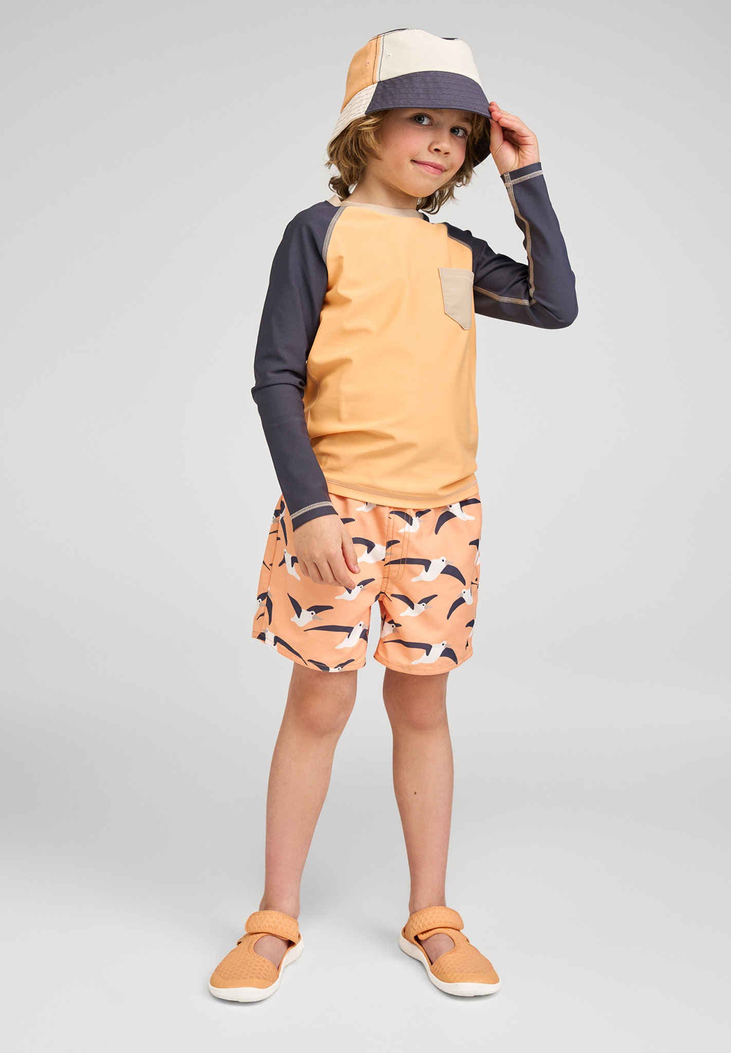 Reima Lasten uimashortsit Somero, Persikka