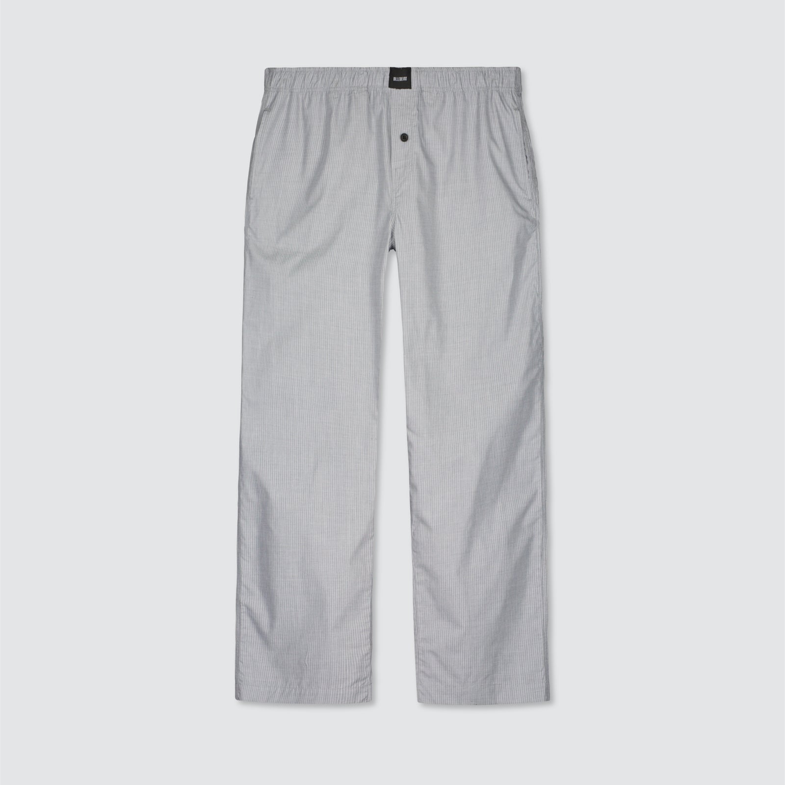 Billebeino miesten Lounge Pants, raidallinen musta